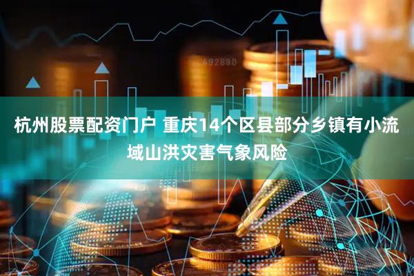 杭州股票配资门户 重庆14个区县部分乡镇有小流域山洪灾害气象风险