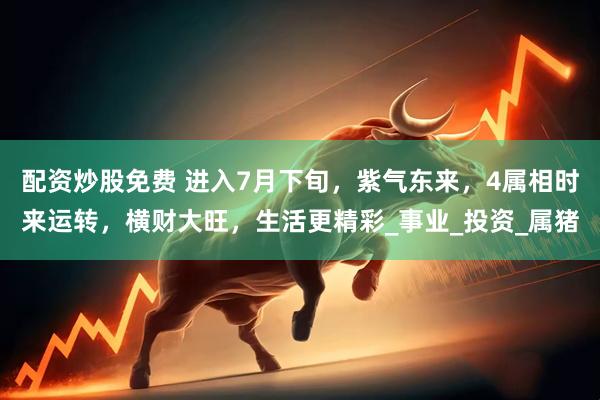 配资炒股免费 进入7月下旬，紫气东来，4属相时来运转，横财大旺，生活更精彩_事业_投资_属猪